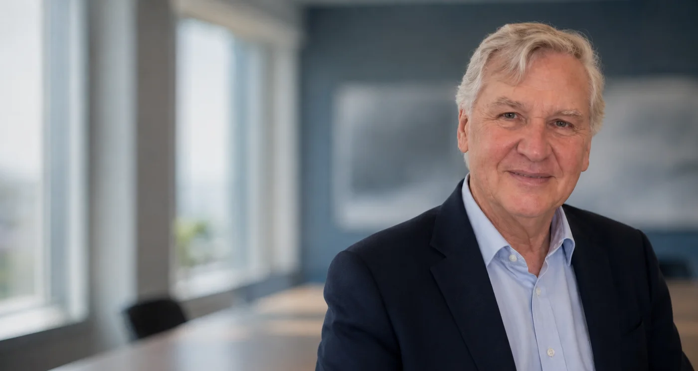 David Roberts, founder of GAP Consultants, in a contemporary executive setting
